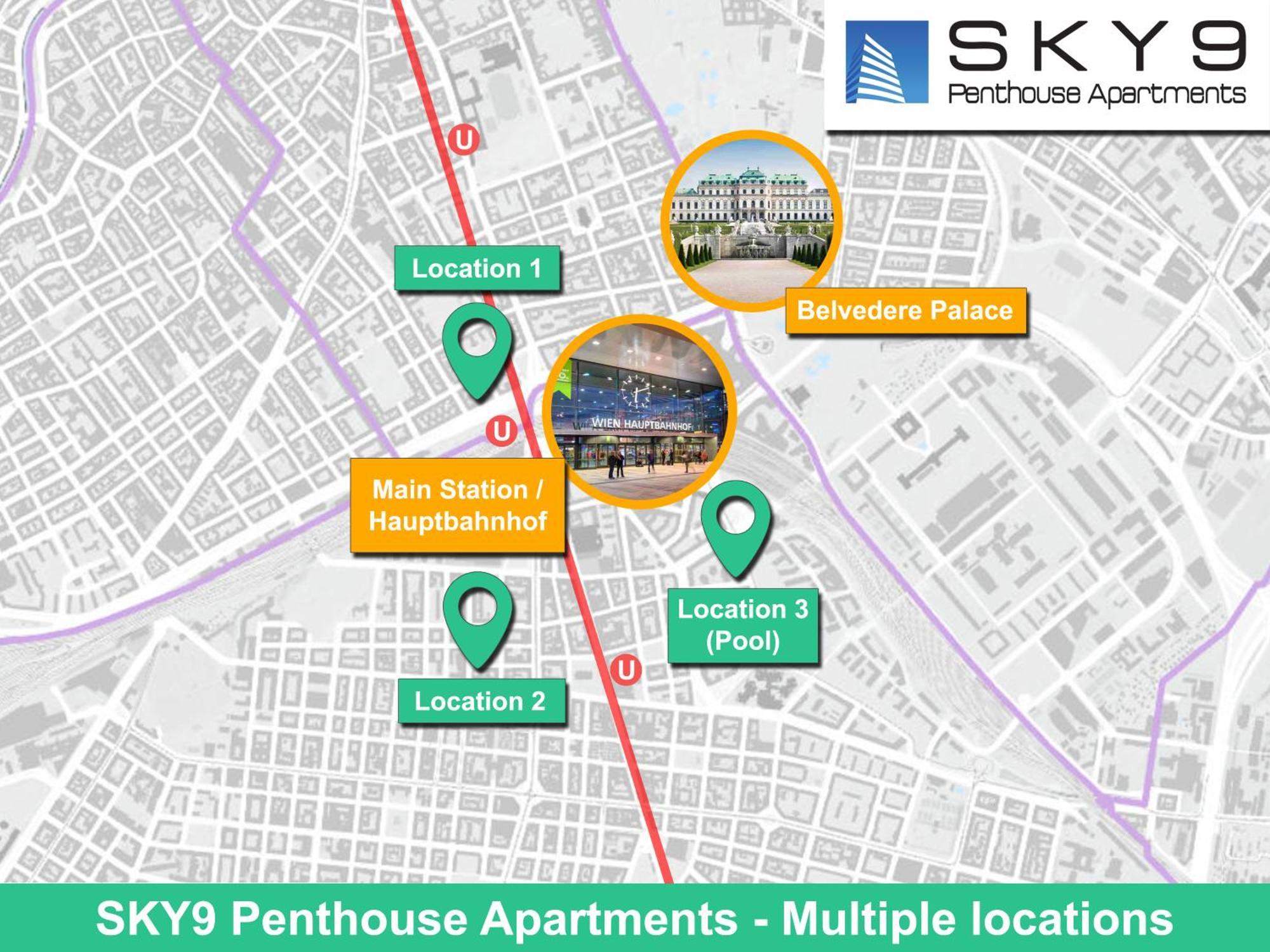 Sky9 Penthouse Apartments Viena Exterior foto